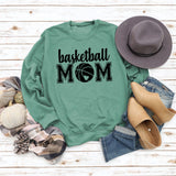 Basketball Mom Basketball Druck Persönlichkeit Mode Rundhals Pullover Bottoming Mantel Damenkleid