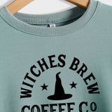 Cross Border Witches Brew Coffee Women's Wear Round Neck Loose Bottomed Long Sleeve Sweater