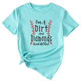 I'm A Dirt and Didmonds Women's Short-sleeved Top for Summer