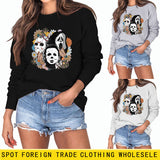 Fashion Bottoming Round Neck Long Sleeve Plus Size Loose Sweater In Autumn and Winter