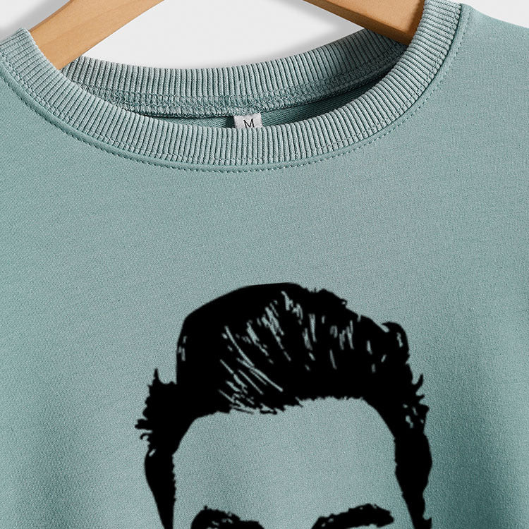 J'ESSAYE TRÈS DUR Lettres Col Rond Imprimé Manches Longues Pull Grande Taille