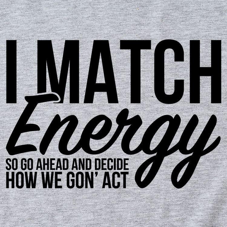 T-Shirt manches courtes col rond femme, lettre d'été I MAtCH ENERGY SO