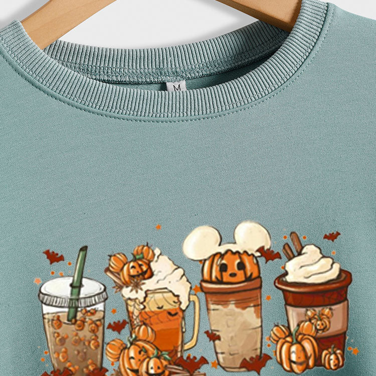 Pull à manches longues et col rond imprimé à la mode pour femmes, automne et hiver