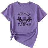 SCHRUTE BED BREAKFAST FARMS Casual Short Sleeve T-Shirt