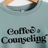 Coffee Counseling Fashion Letter Rundhals Herbst und Winter Langarm Pullover