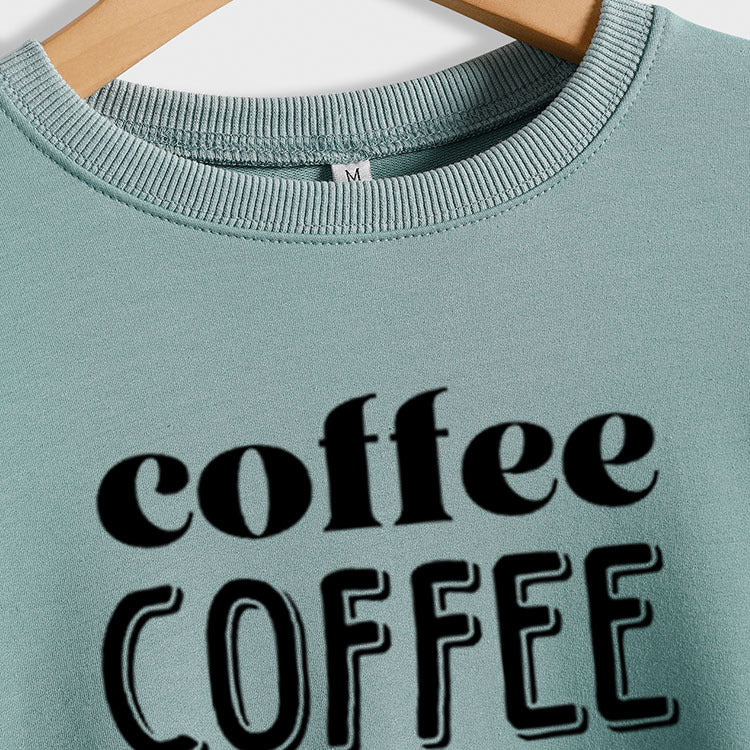 Café femmes ample fond haut à manches longues grand pull femmes