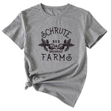 SCHRUTE BED BREAKFAST FARMS Casual Short Sleeve T-Shirt