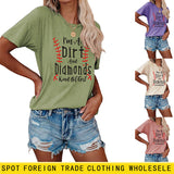 I'm A Dirt and Didmonds Women's Short-sleeved Top for Summer