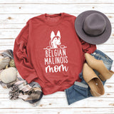 BELGIAN MALINOIS Mom Printed Loose Long Sleeve