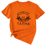 SCHRUTE BED BREAKFAST FARMS Casual Short Sleeve T-Shirt