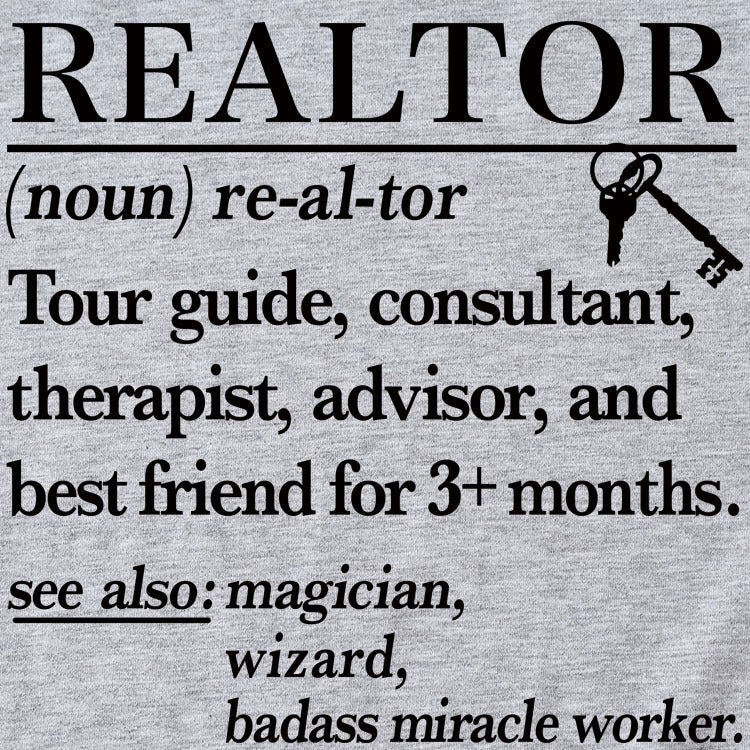 T-SHIRT à manches courtes et col ras du cou pour femmes, ample et décontracté, avec lettre d'agent immobilier