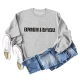 Expensive Difficult Women's Autumn and Winter Bottoming Loose Casual Long-sleeved Sweater