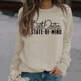 Pullover Round Neck Top T-shirt Beth Dutton State Sweatshirt