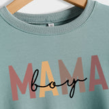 Mama Boy Fashion Rundhals Großer Damenpullover Bedruckter lockerer Pullover