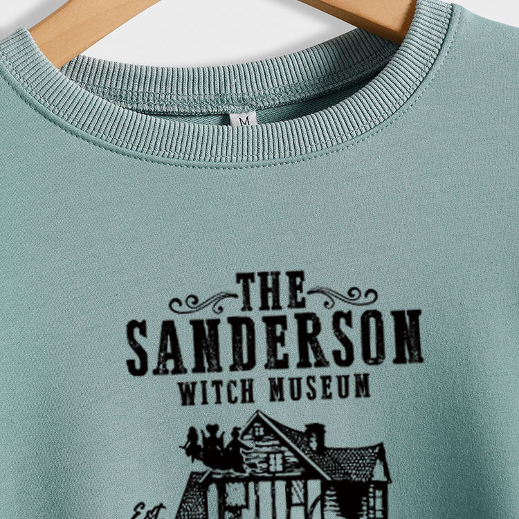 THE SANDERSON WITCH Chemise à manches longues et col rond pour femme, grande taille