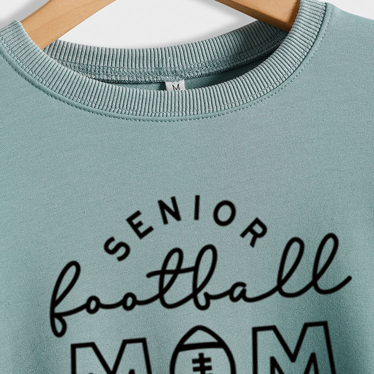 Pull ample à manches longues pour femmes, Football Senior maman, grande taille, 2023