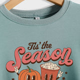 Tis' The Season Fashion Herbst- und Winterpullover mit Buchstaben-Print und langen Ärmeln für Damen