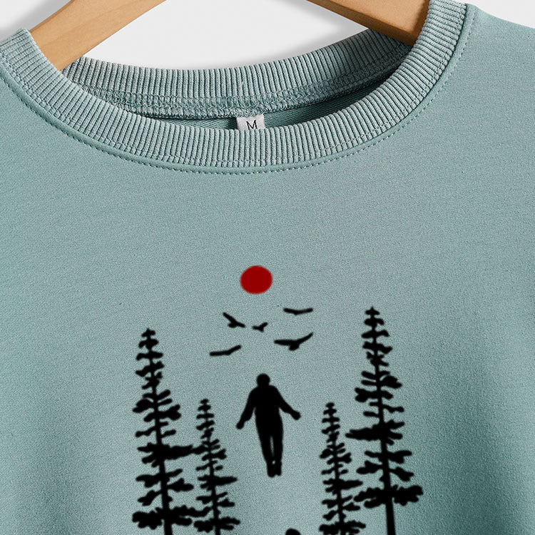 Stranger Things Lettrage Sweat-shirt à manches longues à fond ample Femme