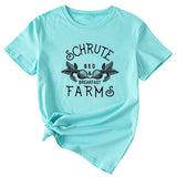 SCHRUTE BED BREAKFAST FARMS Casual Short Sleeve T-Shirt