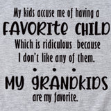 My Kids Accuse Me of Having Letters Round Neck Women's Short Sleeve Loose T-shirt