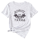 SCHRUTE BED BREAKFAST FARMS Casual Short Sleeve T-Shirt