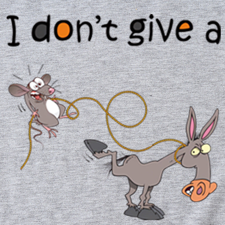 Manches courtes décontractées pour femmes, je ne donne pas un motif drôle