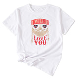 Funny Graphic Printing Women's Casual Round Neck Short Sleeve Shirt