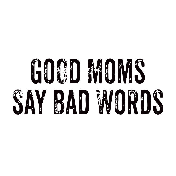 GOOD MOMS SAY Pull Col Rond Hauts Manches Longues Sweat-Shirt Imprimé Ample