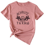 SCHRUTE BED BREAKFAST FARMS Casual Short Sleeve T-Shirt