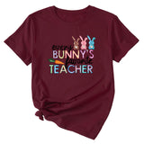 Every Bunny's Bunny's Bunny Print Casual Short-sleeved T-shirt for Women