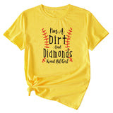 I'm A Dirt and Didmonds Women's Short-sleeved Top for Summer