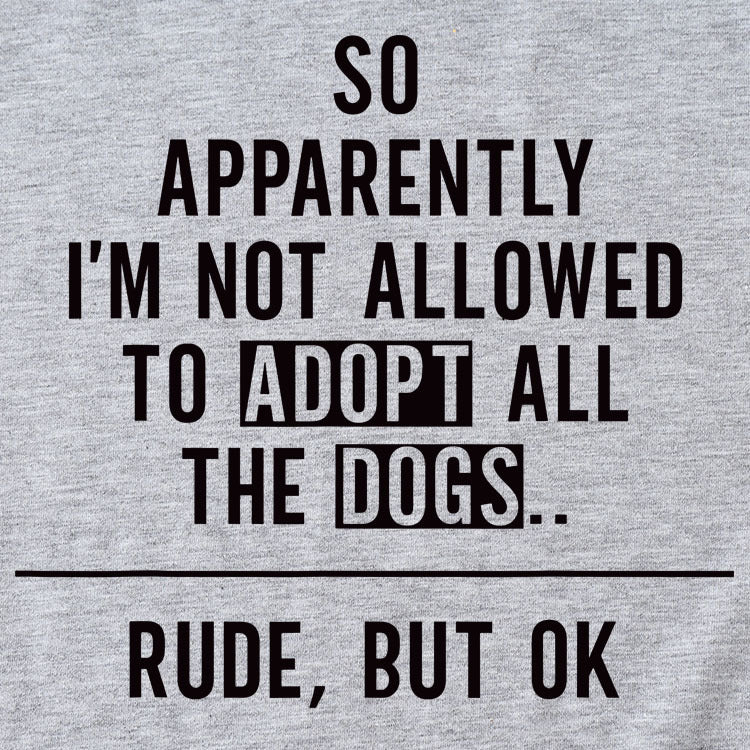 Donc apparemment je suis mode col rond lettre ample manches courtes t-shirt femme