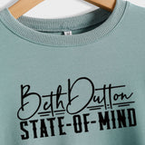 Pullover Round Neck Top T-shirt Beth Dutton State Sweatshirt