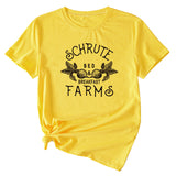 SCHRUTE BED BREAKFAST FARMS Casual Short Sleeve T-Shirt