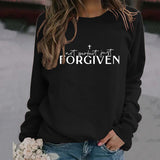 Cross Border Not Perfect Just Given Fashion Large Long Sleeve Round Neck Sweater