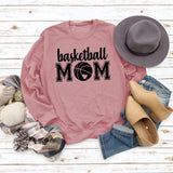 Basketball Mom Basketball Druck Persönlichkeit Mode Rundhals Pullover Bottoming Mantel Damenkleid