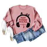 Not Today Vecna Loose Women's Sweater Long Sleeved Shirt