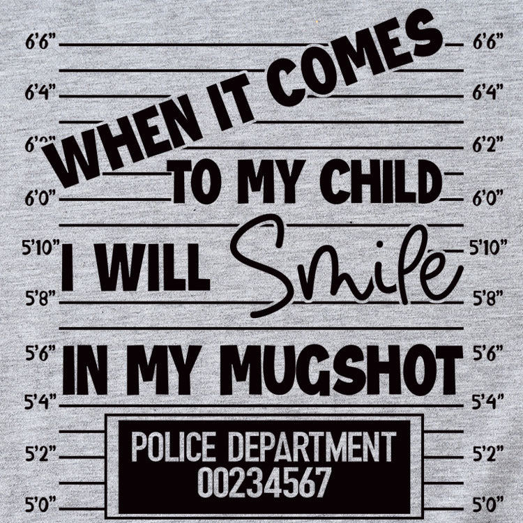 QUAND IL S'AGIT DE MON ENFANT T-shirt ample à manches courtes pour femme, col rond, été