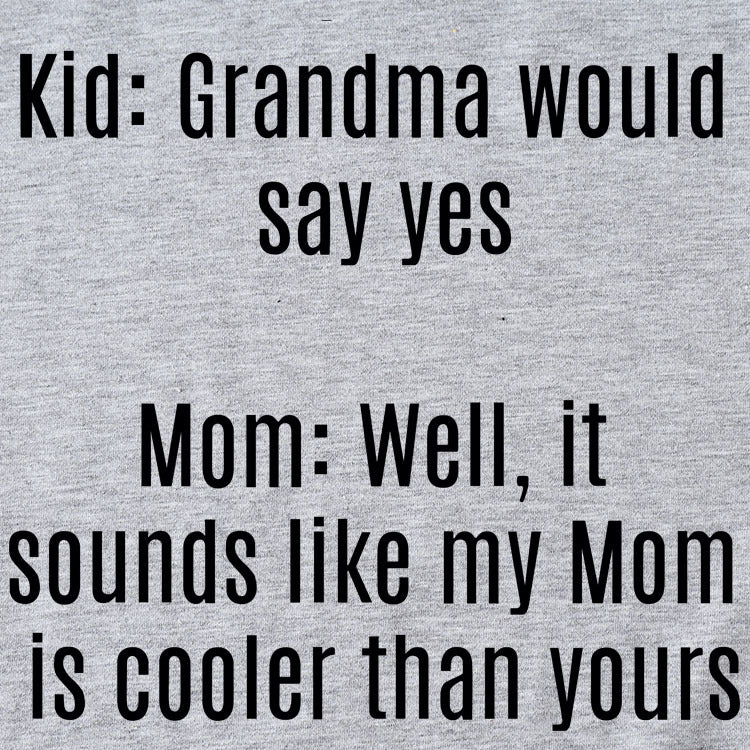 Kid Grand Could T-shirt à manches courtes et col rond pour femme