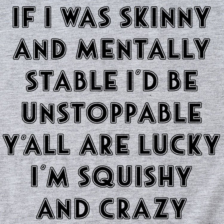 Si j'étais maigre lettre mode femmes manches courtes col rond T-shirt