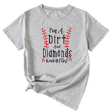 I'm A Dirt and Didmonds Women's Short-sleeved Top for Summer