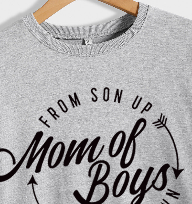 Haut à manches longues FROM SON UP Sweat-shirt ample imprimé