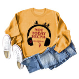 Not Today Vecna Loose Women's Sweater Long Sleeved Shirt