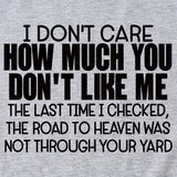 I Don't Care How Much Monogram-print Short-sleeved T-shirt