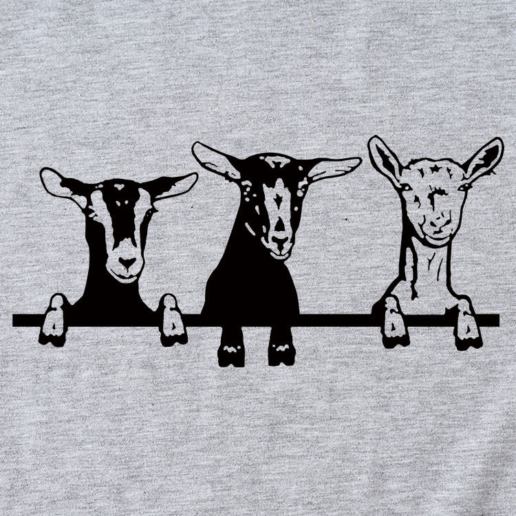 T-shirt ample à manches courtes et col rond pour femme