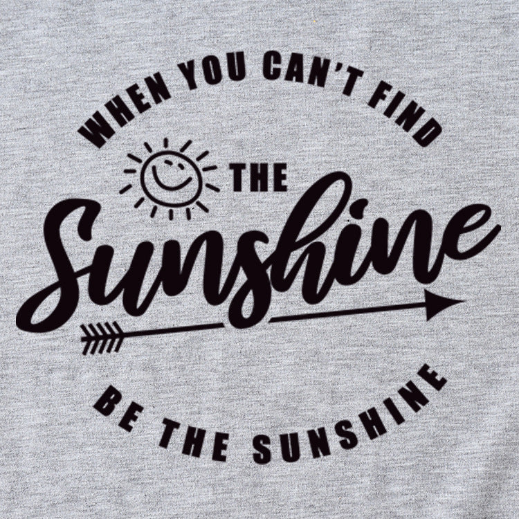 Quand vous ne trouvez pas la lettre imprimée, t-shirt à manches courtes et col rond