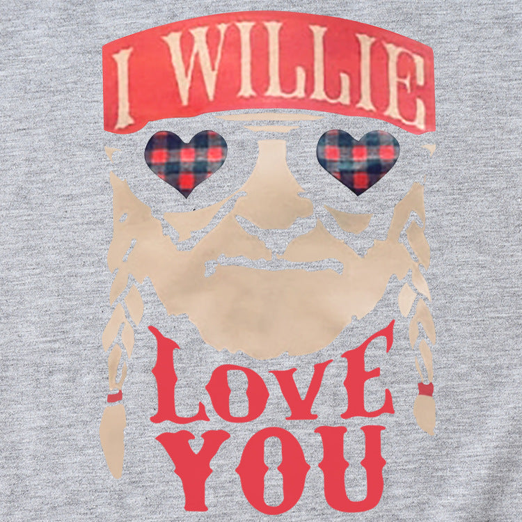 Chemise décontractée à manches courtes et col rond pour femme, impression graphique amusante