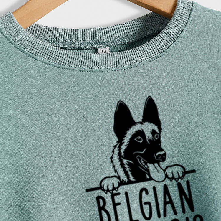 MALINOIS BELGE Maman Imprimé Ample Manches Longues