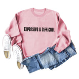 Expensive Difficult Women's Autumn and Winter Bottoming Loose Casual Long-sleeved Sweater