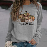 It's Fall Yall Letter Fashion Autumn and Winter Bottoming Loose Long Sleeve Sweater for Women